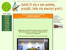 Tablet Screenshot of muzykujemy.pl